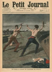 Duel au fouet, illustration de 